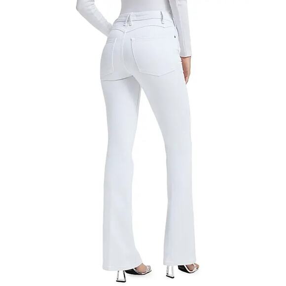Good American Good Classic High-Rise Boot-Cut Jeans - Picture 1 of 13